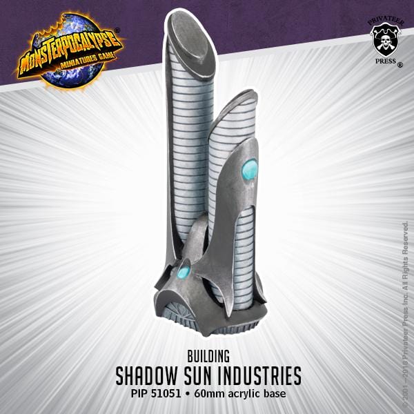 Monsterpocalypse: Building - Shadow Sun Industries - pip51051 - Used