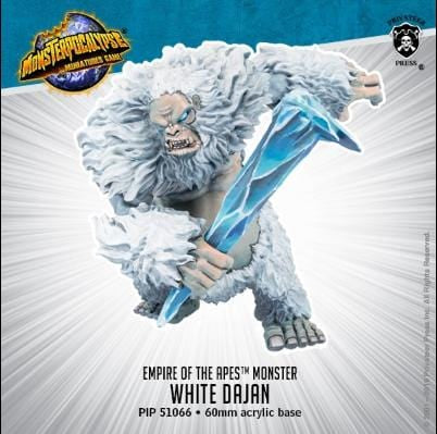 Monsterpocalypse: Empipre of the Apes - White Dajan - pip51066 - Used