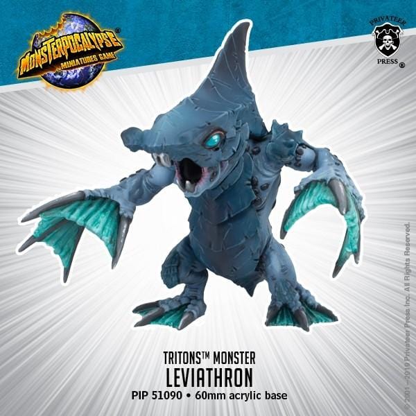 Monsterpocalypse: Tritons - Leviathron - pip51090 - Used