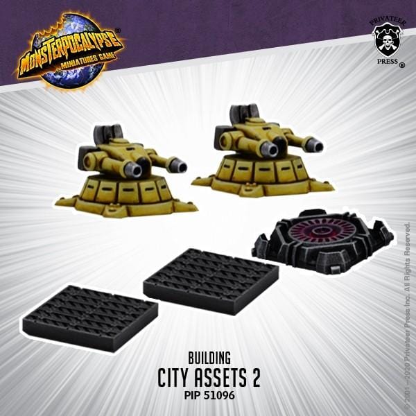 Monsterpocalypse: Building - City Assets 2 - pip51096 - Used
