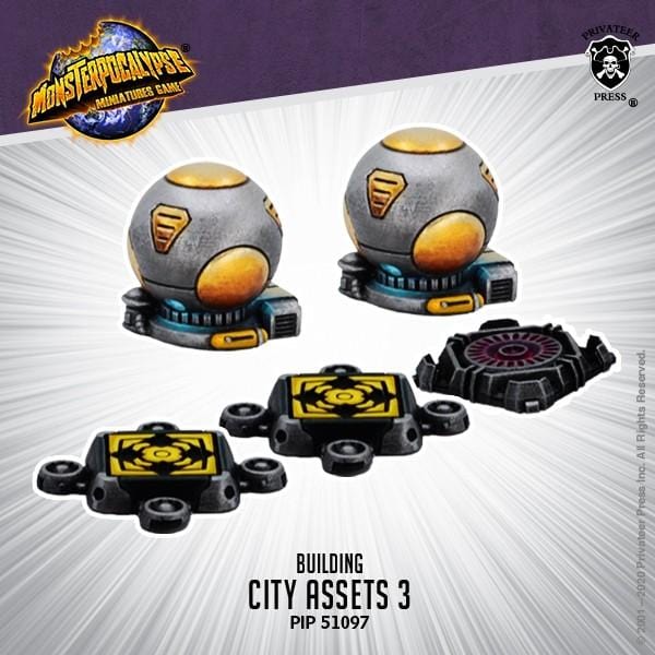 Monsterpocalypse: Building - City Assets 3 - pip51097 - Used