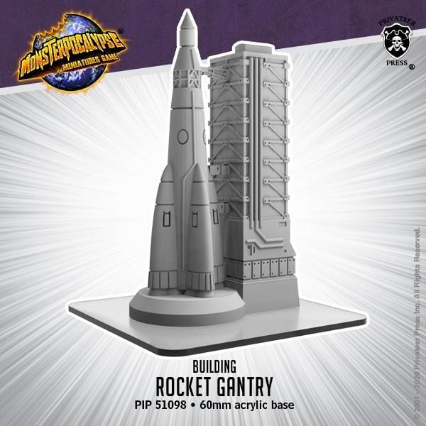 Monsterpocalypse: Building - Rocket Gantry - pip51098 - Used