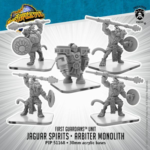 Monsterpocalypse: First Guardians - Jaguar Spirits, Arbiter Monoliths - pip51168