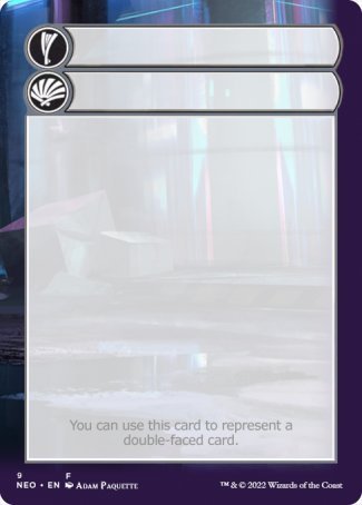 Helper Card (9/9) [Kamigawa: Neon Dynasty Tokens]