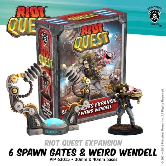 Riot Quest Spawn Gates & Weird Wendell, Gremlin Wrangler - pip63015 - Used
