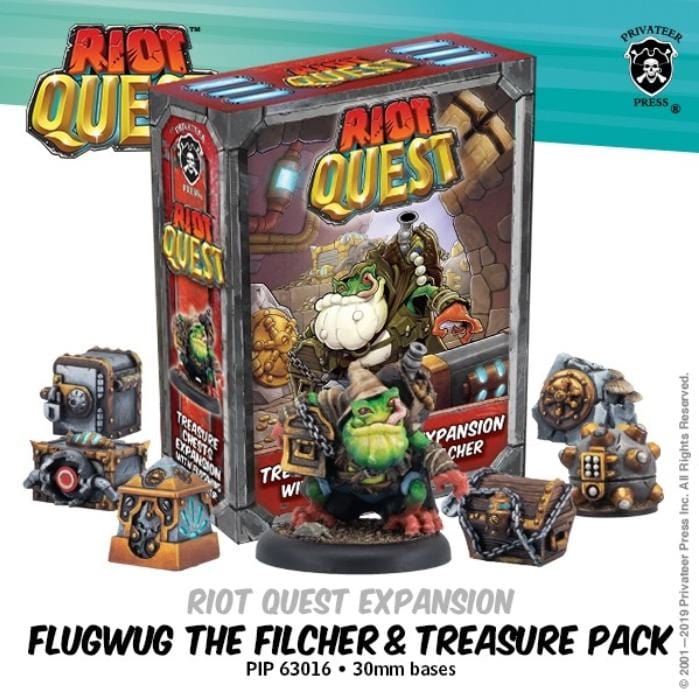 Riot Quest Treasure Pack & Flugwug the Filcher - pip63016 - Used