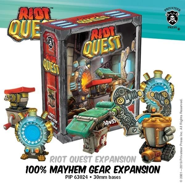 Riot Quest 100% Mayhem Gear Expansion - pip63024 - Used