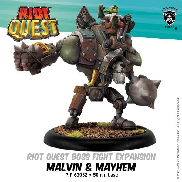 Riot Quest Black Malvin & Mayhem - pip63032 - Used