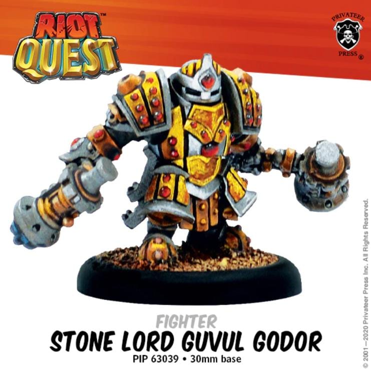 Riot Quest Stone Lord Guvul Godor - pip63039 - Used