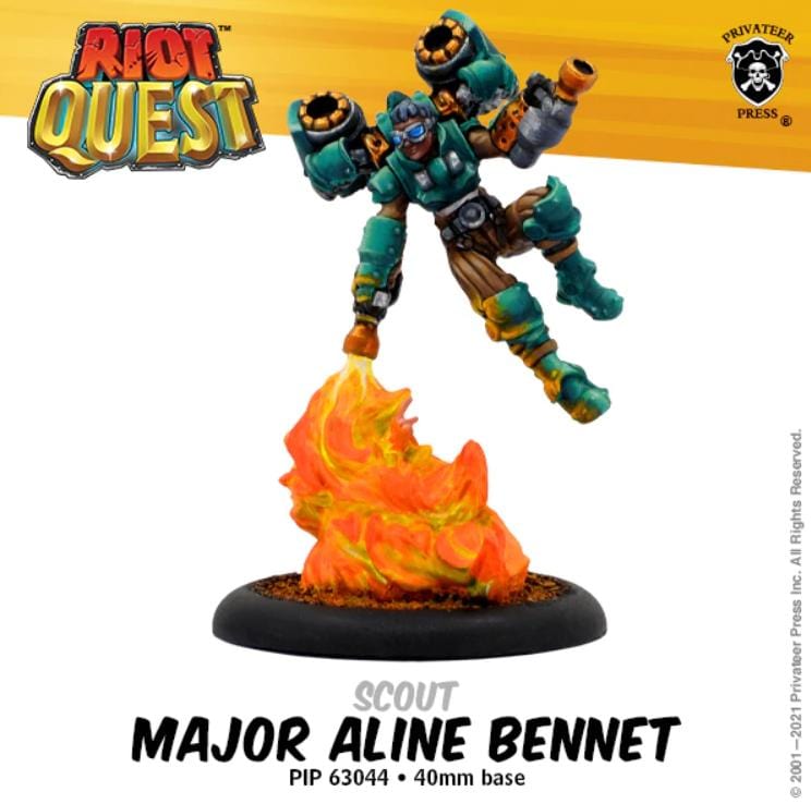 Riot Quest Major Aline Bennet - pip63044 - Used