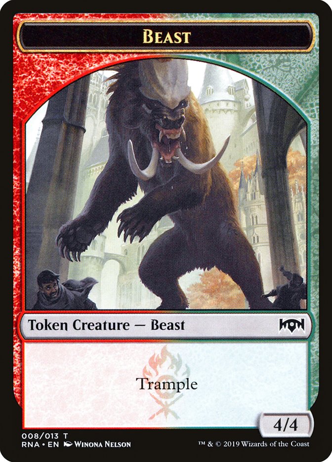 Beast [Ravnica Allegiance Tokens]