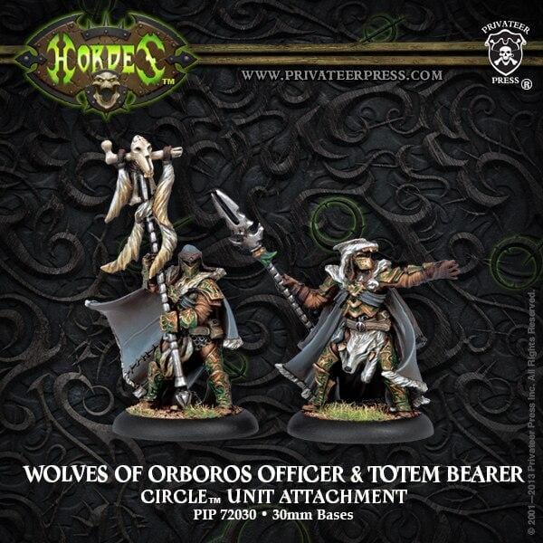 Wolves of Orboros Chieftain & Standard - pip72030 - Used