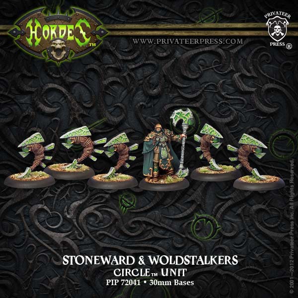 Druid Stoneward and Woldstalkers - pip72041 - Used