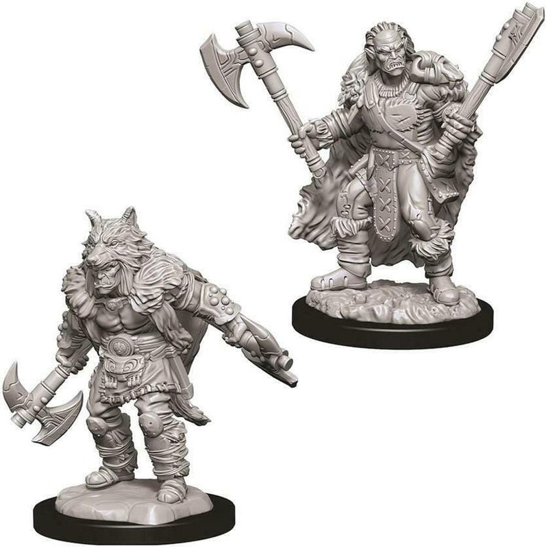 D&D Unpainted Minis - Half-Orc Male Barbarian ( 73704 )