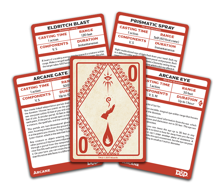 D&D: Spellbook Cards - Arcane