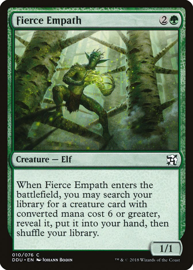 Fierce Empath [Duel Decks: Elves vs. Inventors]