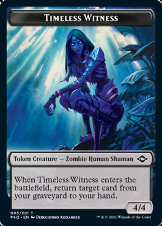 Timeless Witness Token // Treasure Token (20) [Modern Horizons 2 Tokens]