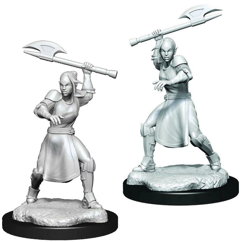 Critical Role Unpainted Minis - Half-Elf Echo Knight and Echo ( 90379 )