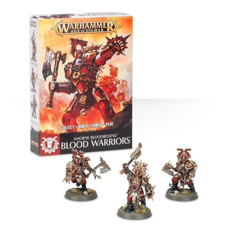 Khorne Bloodbound Easy to Build - Blood Warriors ( 71-03-N ) - Used