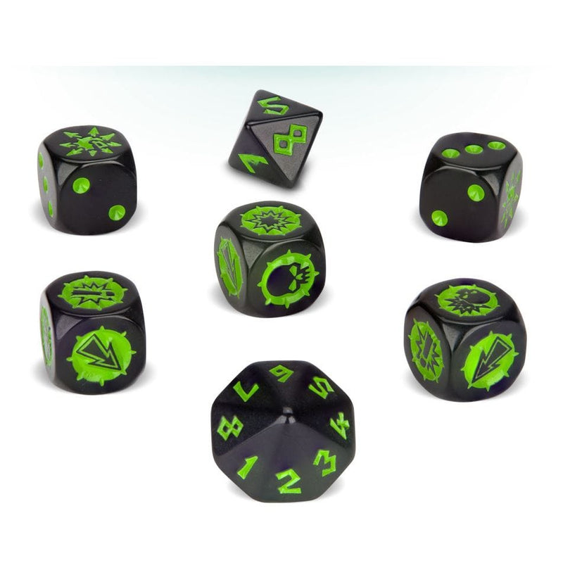 Blood Bowl Dice - Chaos Renegades ( 200-32-N ) - Used