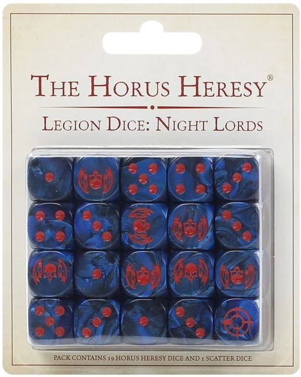 The Horus Heresy- Legion Dice: Night Lords
