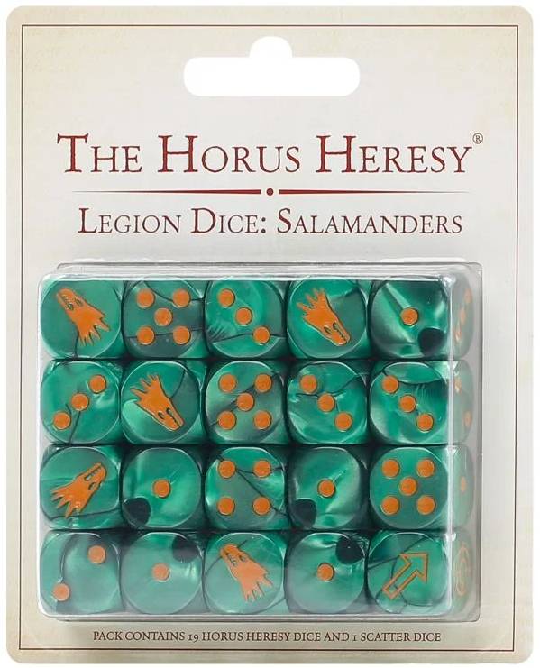 The Horus Heresy- Legion Dice: Salamanders