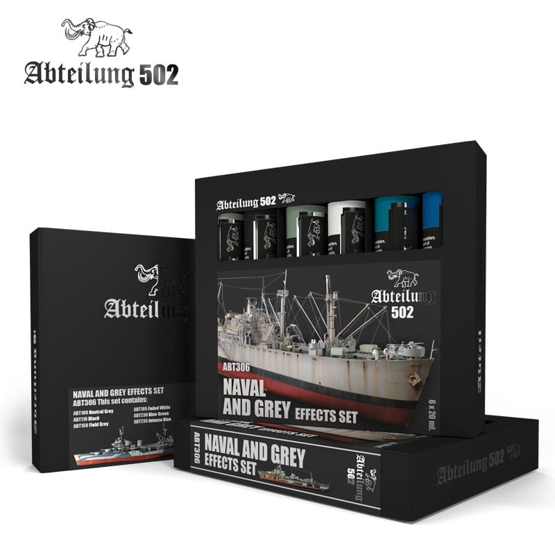 Abteilung 502 Paint Set - Naval and Grey Effects ( ABT306 )