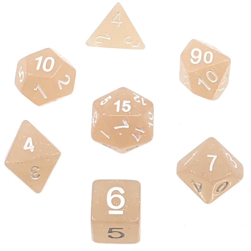 7 Polyhedral Abyss Dice Set Plume - AD002