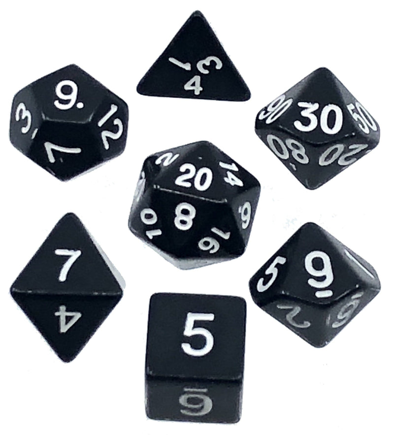7 Polyhedral Abyss Dice Set XVI Tower - AD021