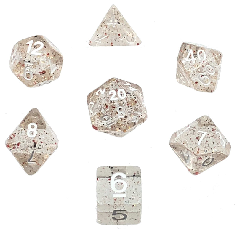 7 Polyhedral Abyss Dice Set Greed - AD034