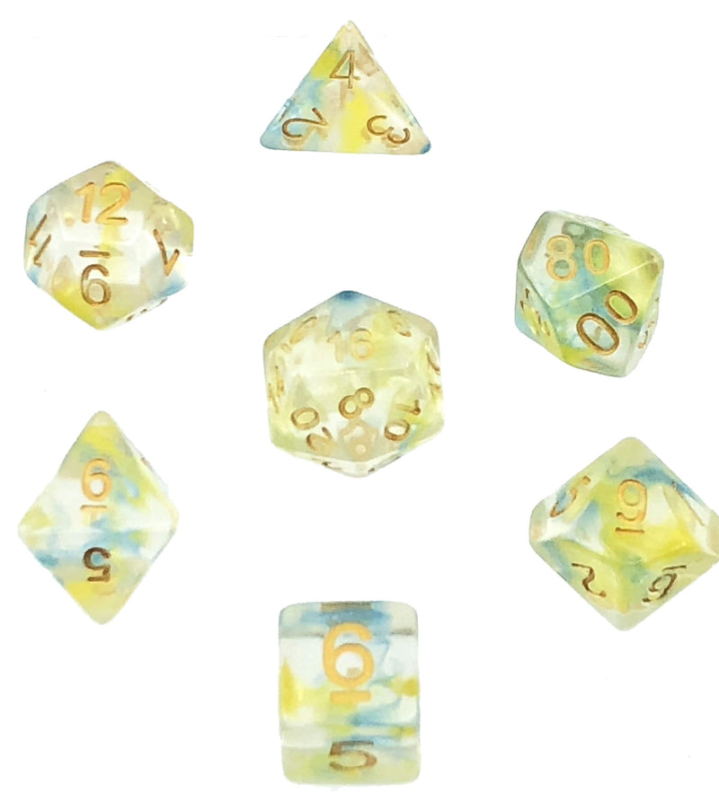 7 Polyhedral Abyss Dice Set Gluttony - AD035