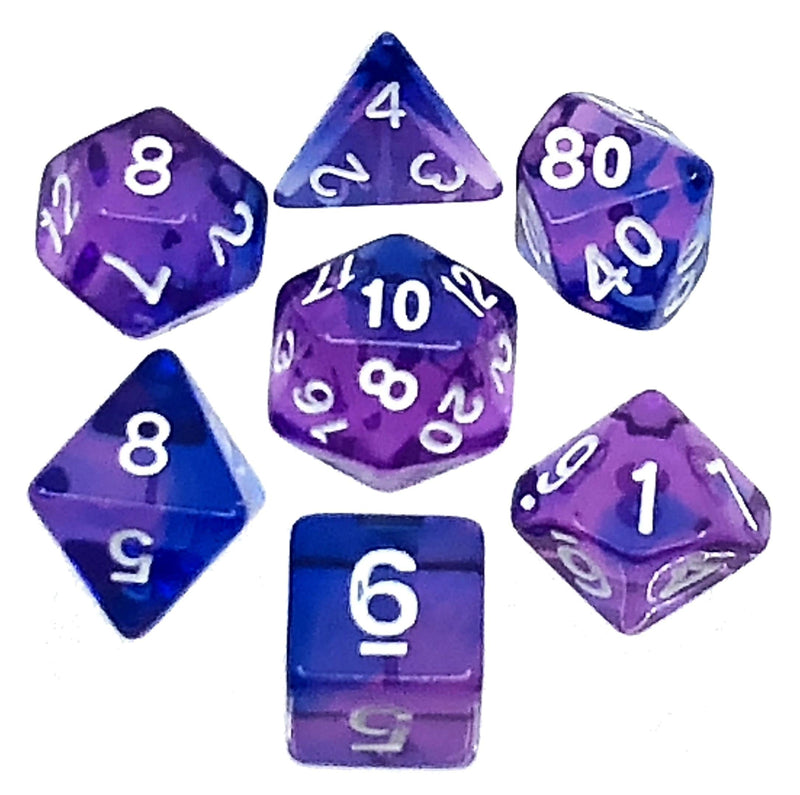 7 Polyhedral Abyss Dice Set Mothership - AD049