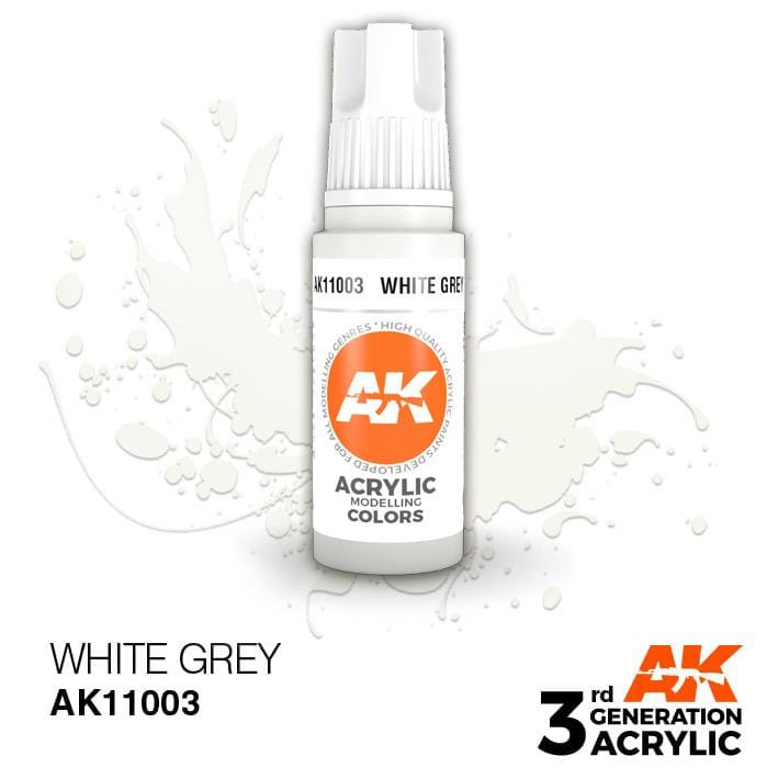 AK Acrylic 3G - White Grey ( AK11003 )