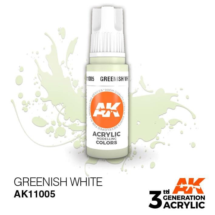 AK Acrylic 3G - Greenish White ( AK11005 )