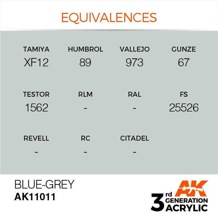 AK Acrylic 3G - Blue Grey ( AK11011 )