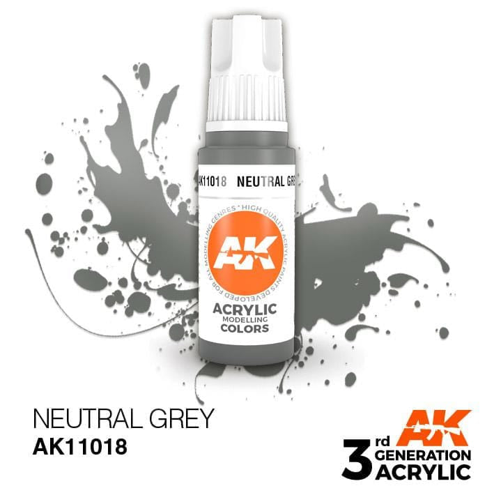 AK Acrylic 3G - Neutral Grey ( AK11018 )