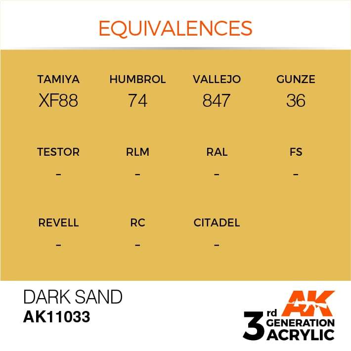 AK Acrylic 3G - Dark Sand ( AK11033 )