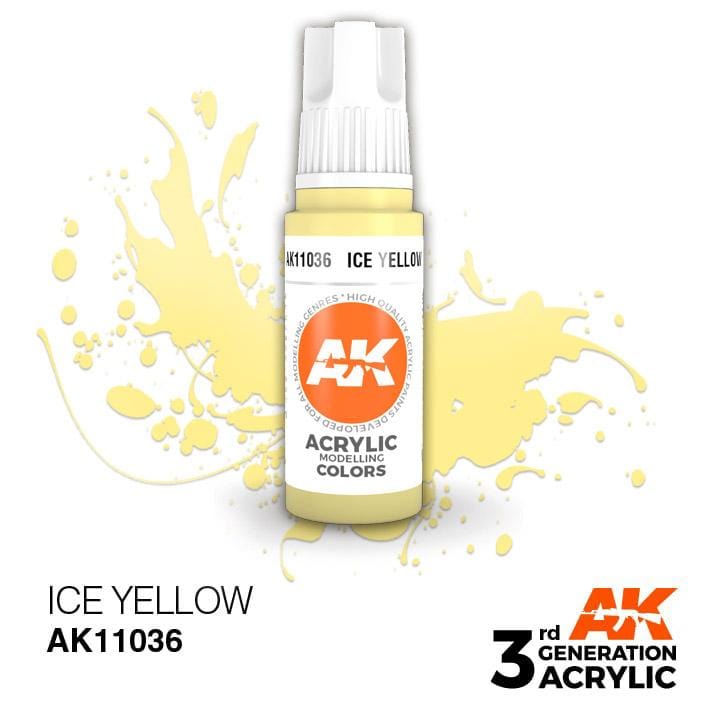 AK Acrylic 3G - Ice Yellow ( AK11036 )