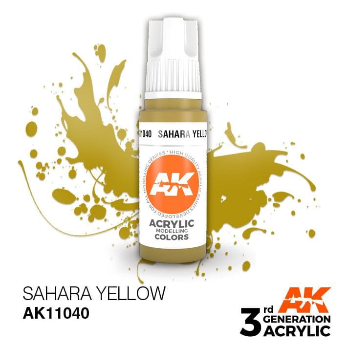 AK Acrylic 3G - Sahara Yellow ( AK11040 )