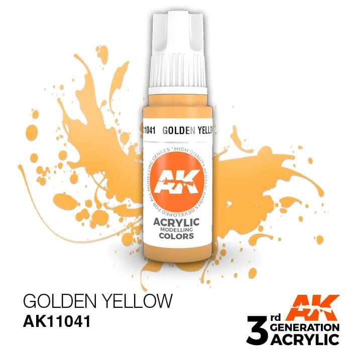 AK Acrylic 3G - Golden Yellow ( AK11041 )