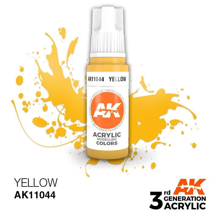 AK Acrylic 3G - Yellow ( AK11044 )
