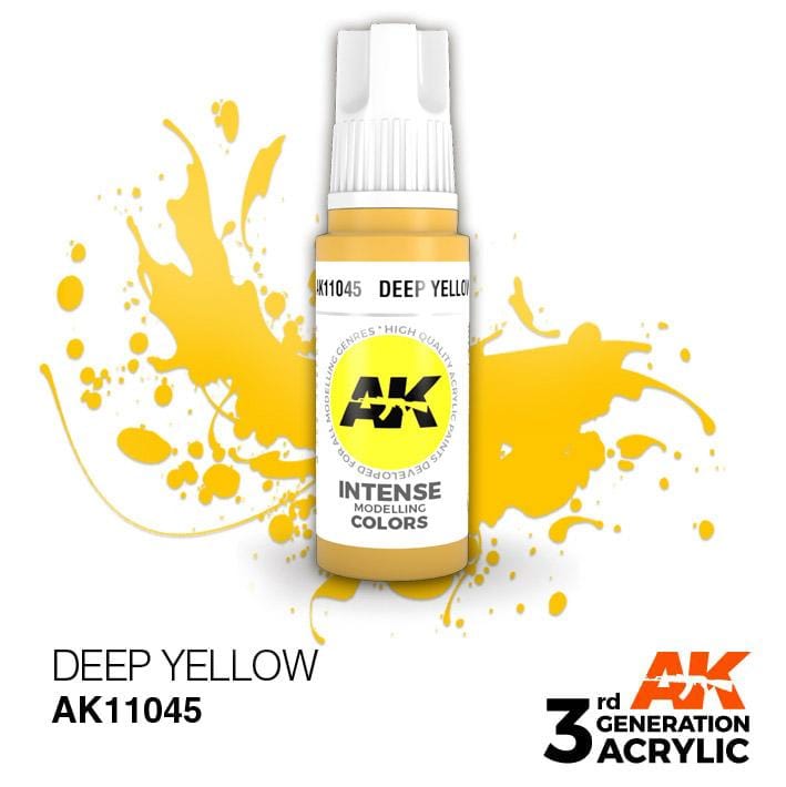 AK Acrylic 3G Intense - Deep Yellow ( AK11045 )