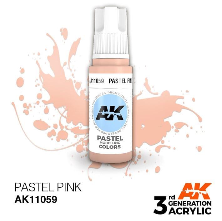 AK Acrylic 3G Pastel - Pastel Pink ( AK11059 )
