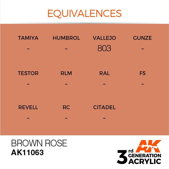 AK Acrylic 3G - Brown Rose ( AK11063 )