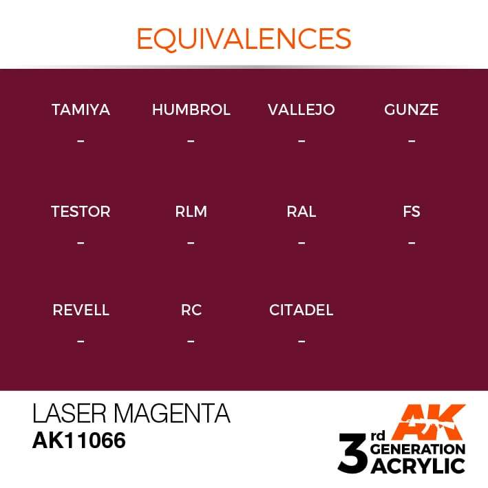 AK Acrylic 3G - Laser Magenta ( AK11066 )
