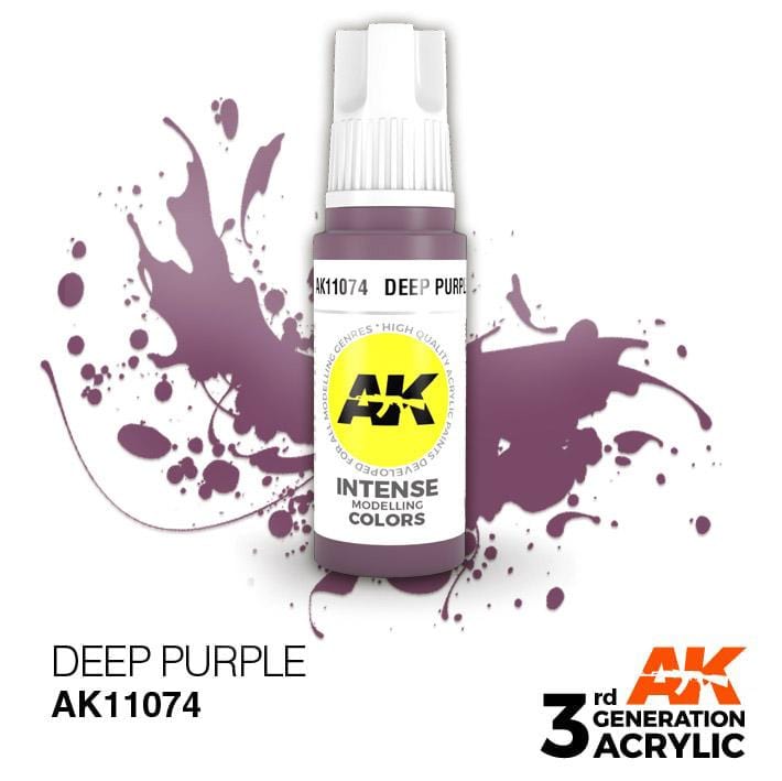 AK Acrylic 3G Intense - Deep Purple ( AK11074 )