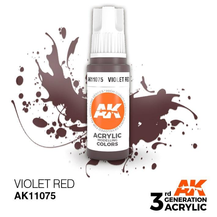 AK Acrylic 3G - Violet Red ( AK11075 )