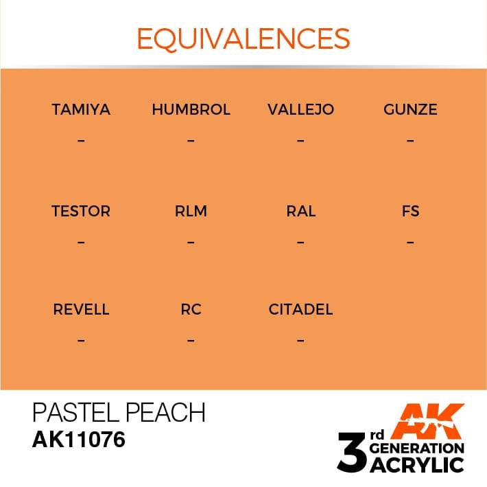 AK Acrylic 3G Pastel - Pastel Peach ( AK11076 )