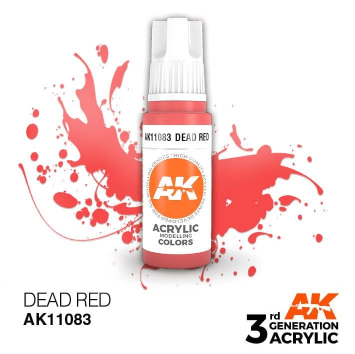 AK Acrylic 3G - Dead Red ( AK11083 )