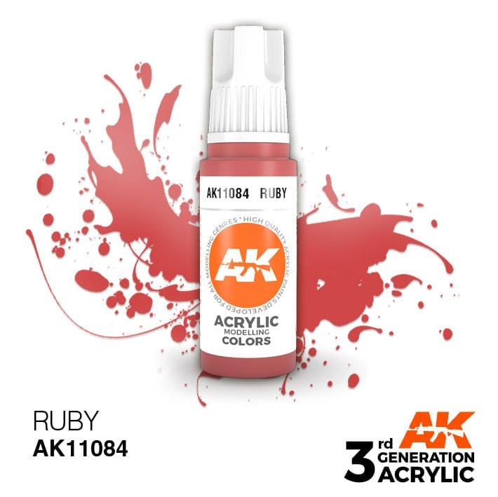 AK Acrylic 3G - Ruby ( AK11084 )